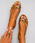 Ginevra™ | Kultaiset sandaalit, kesäistä tyylikkyyttä
