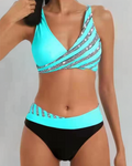 Candela™ | Kuosillinen bikini lämpimissä sävyissä